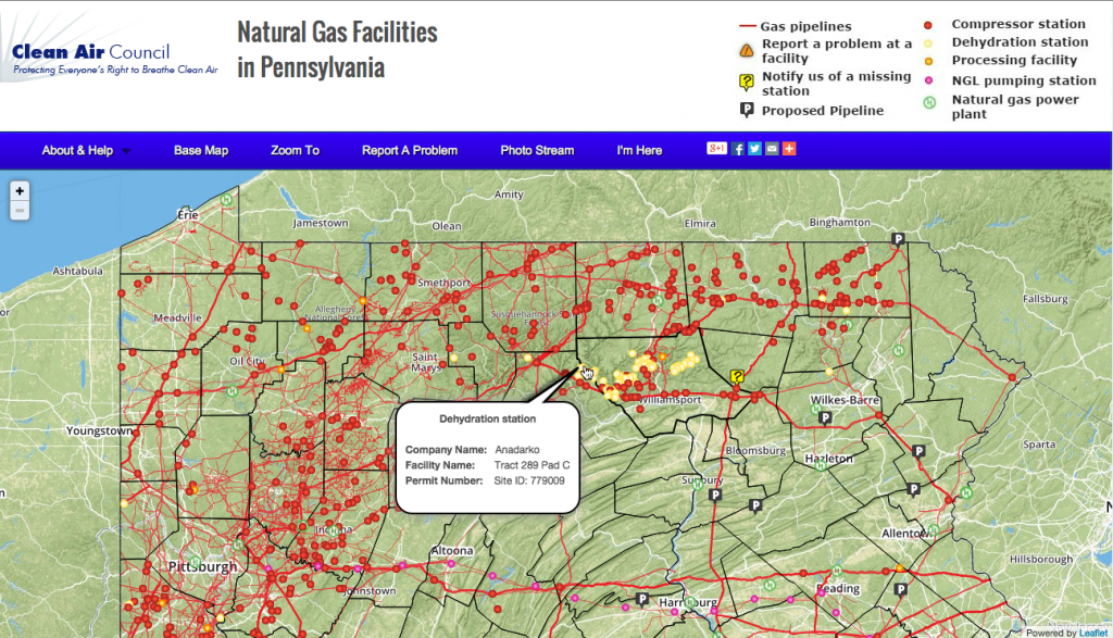 Gas compressor map