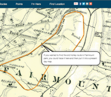 Image from WikiMapping of Fairmount Park in 1899